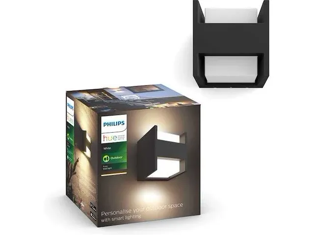 Philips hue fuzo - black buitenverlichting - afbeelding 1 van  2