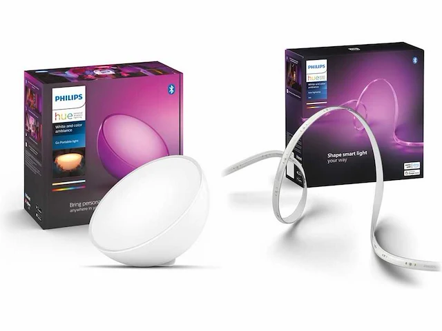 Philips hue go v2 - en - philips hue solo lightstrip 3 meter - afbeelding 1 van  2