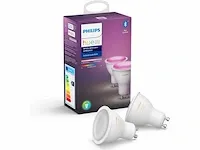 Philips hue gu10 white+color (duopack) lichtbron - afbeelding 1 van  2