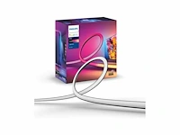 Philips hue play gradient lightstrip 75 inch - televisie - zwart - 20w - incl. voeding en steunen - afbeelding 1 van  2