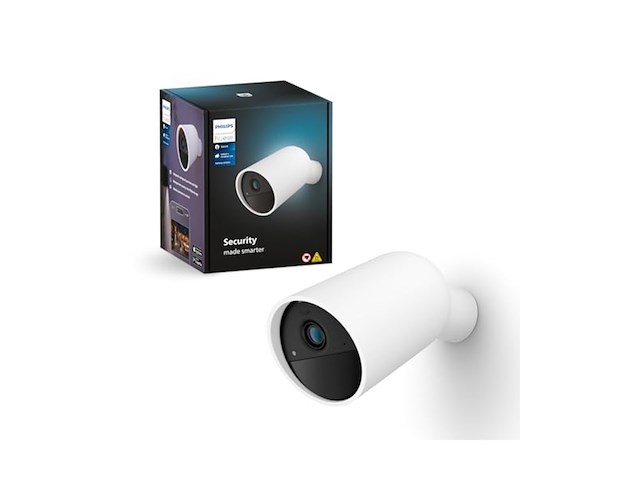 Philips hue secure camera beveiligingscamera met batterij wit - afbeelding 2 van  2