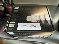 Philips hue starterkit e27 (3 lampen + 1 dimmer/switch) lichtbron - afbeelding 2 van  2