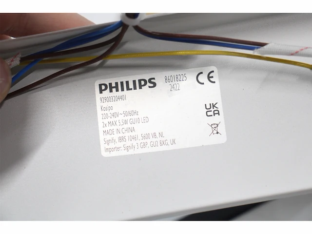 Philips kosipo opbouwspot 2-lichts wit - afbeelding 5 van  5