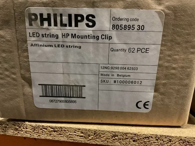 Philips mounting clip voor affinium ledstring high power (12400x) - afbeelding 3 van  5