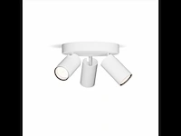 Philips plafondspot idris 3 lichts rond badkamer wit - afbeelding 1 van  2