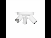 Philips plafondspot idris 3 lichts rond badkamer wit - afbeelding 2 van  2