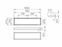 Philips rci32z smb w30l120 led paneel bevestigingsset (10x) - afbeelding 2 van  4