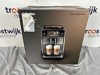 Philips saeco granaroma deluxe sm6680/00 - espressomachine - 18 soorten warme drankjes - zwart / rvs - + aquaclean filter - afbeelding 2 van  2
