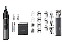 Philips series 3000 nt3650/16 trimmer + babyliss super-x metal 15-in-1 multigroom mt996e - tondeuse - afbeelding 1 van  3