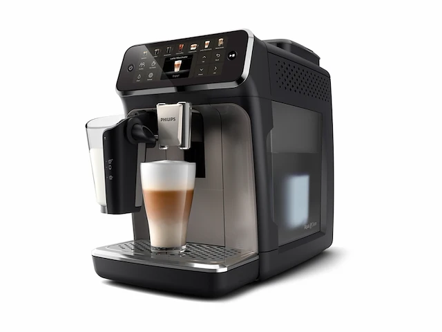 Philips series 4400 espressoapparaat (ep4449/70)zwart, zilver - afbeelding 1 van  4