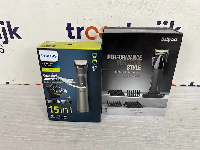 Philips series 7000 - all-in-one trimmer| babyliss super-x metal tondeuse e991e - afbeelding 2 van  2