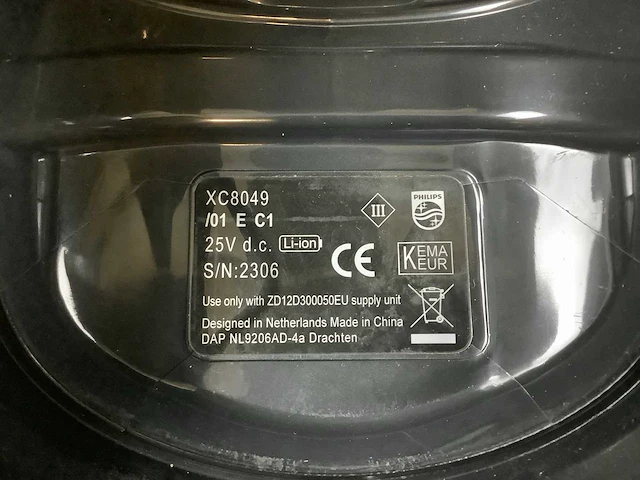 Philips series 8000 speedpro max xc8049/01 steelstofzuiger - afbeelding 6 van  6