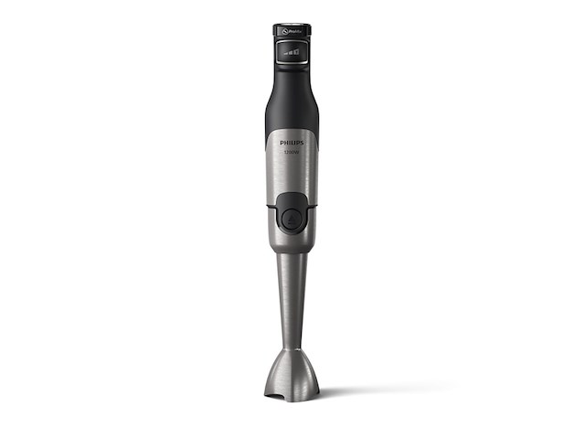 Philips staafmixer 3-in-1 hr2683/00 - incl hakmolen, maatbeker en garde/klopper - 1200 watt - regelbare snelheid - rvs - zwart - afbeelding 1 van  4