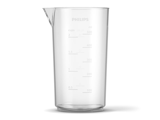 Philips staafmixer 3-in-1 hr2683/00 - incl hakmolen, maatbeker en garde/klopper - 1200 watt - regelbare snelheid - rvs - zwart - afbeelding 2 van  4