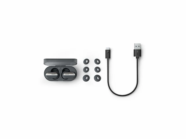 Philips tat6908bk in-ear bluetooth earbuds zwart - afbeelding 3 van  5
