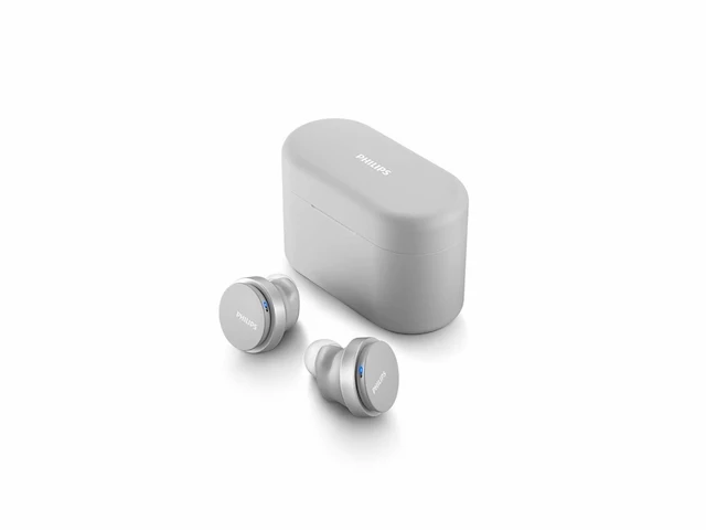 Philips tat8506wt in-ear noise cancelling pro draadloze oordopjes wit - afbeelding 1 van  5