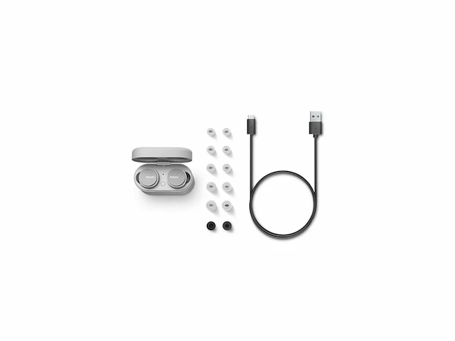 Philips tat8506wt in-ear noise cancelling pro draadloze oordopjes wit - afbeelding 3 van  5