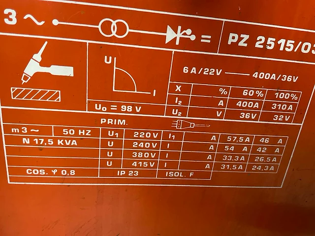 Philips tig 400 / 300 tig lasapparaat (2x) - afbeelding 29 van  37