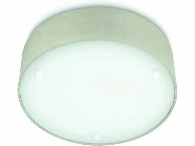 Philips velour grijs plafondlamp - afbeelding 1 van  3