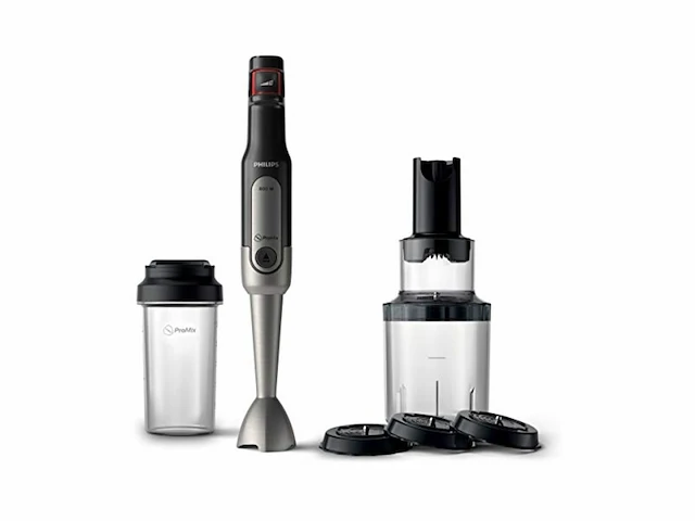 Philips viva collection hr2656/90 promix-staafmixer rvs - afbeelding 1 van  2