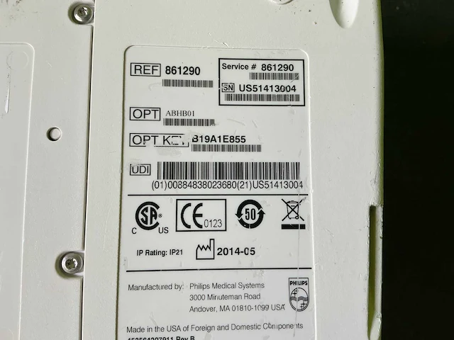 Philips xl 861290 defibrillator - afbeelding 5 van  13