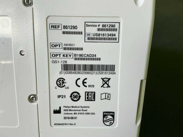 Philips xl 861290 defibrillator - afbeelding 4 van  12