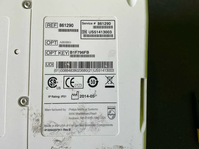 Philips xl 861290 defibrillator - afbeelding 4 van  12
