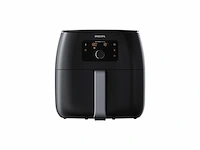 Philipshd9650/90 premium airfryer xxl 7.3 l homeid recepten app zwart - afbeelding 1 van  7