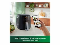 Philipshd9650/90 premium airfryer xxl 7.3 l homeid recepten app zwart - afbeelding 5 van  7