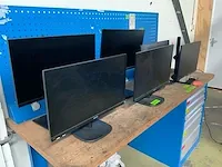 Philips/samsung 243v monitor (6x) - afbeelding 1 van  5