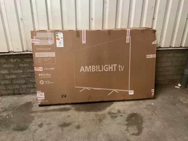 Phillips - ambilight - 75 inch - televisie - afbeelding 1 van  8