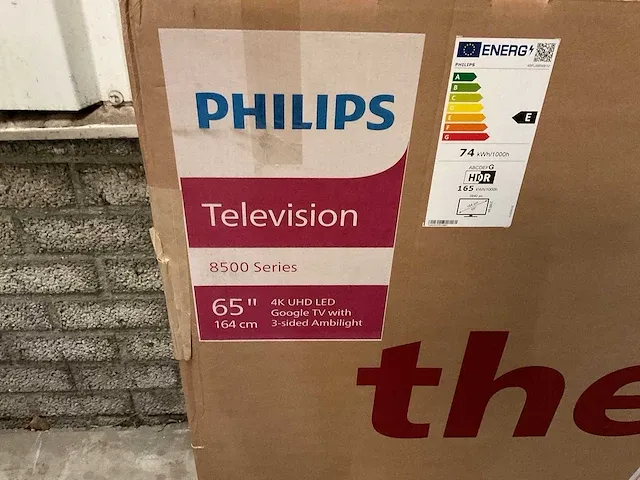 Phillips - the one ambilight - 65 inch - televisies (2x) - afbeelding 8 van  10