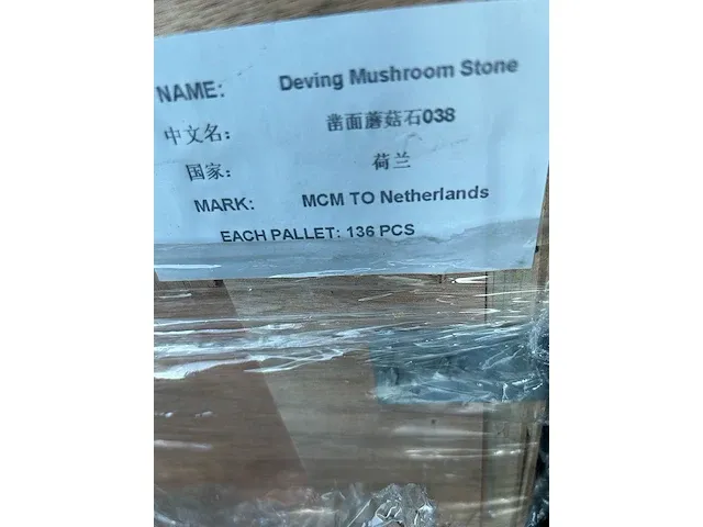 Phomi - floor / wall / facade tile deving mushroom stone - afbeelding 3 van  6