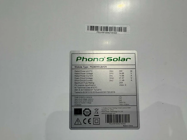 Phono solar - set van 12 zonnepanelen (380 wp) en 1 solax 4.2k omvormer - afbeelding 5 van  8