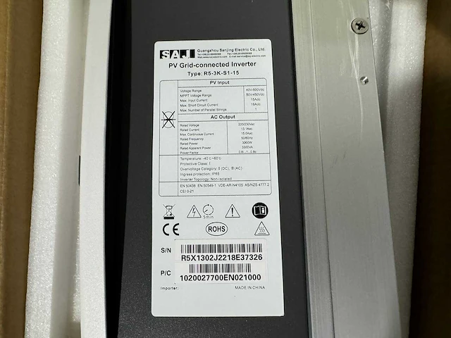 Phono solar - set van 7 zonnepanelen (410 wp) en 1 saj 3.0k omvormer (1-fase) - afbeelding 7 van  8