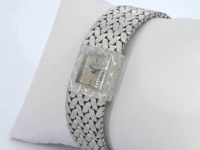 Piaget - piaget vintage horloge van 18 karaats goud - afbeelding 4 van  10