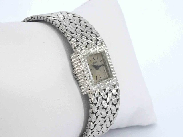 Piaget - piaget vintage horloge van 18 karaats goud - afbeelding 5 van  10