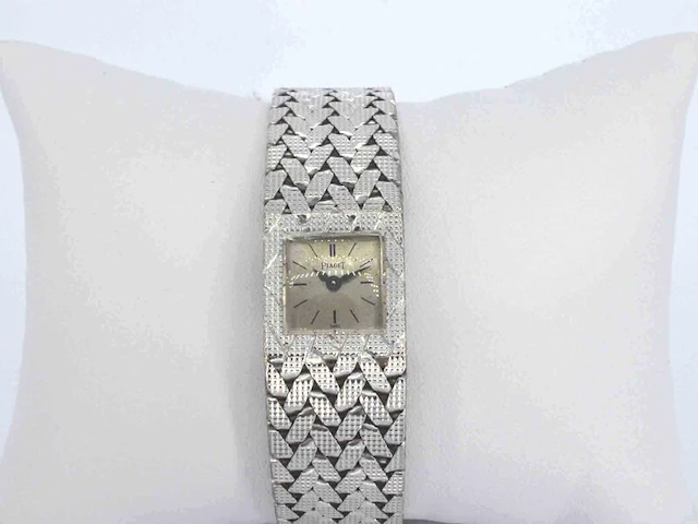 Piaget - piaget vintage horloge van 18 karaats goud - afbeelding 6 van  10