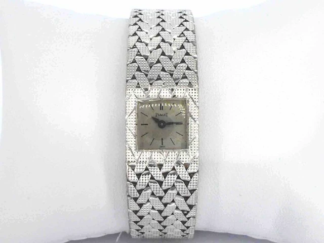 Piaget - piaget vintage horloge van 18 karaats goud - afbeelding 8 van  10