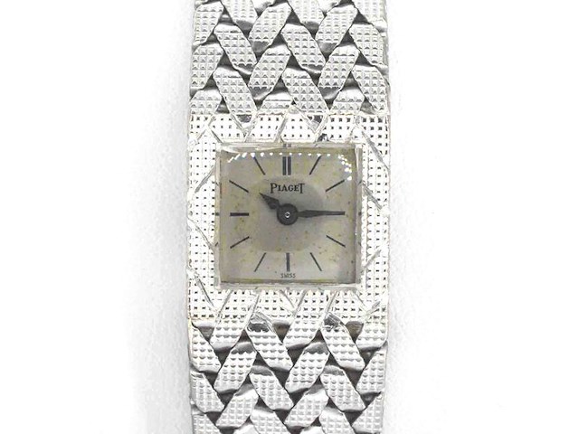 Piaget - piaget vintage horloge van 18 karaats goud - afbeelding 2 van  8