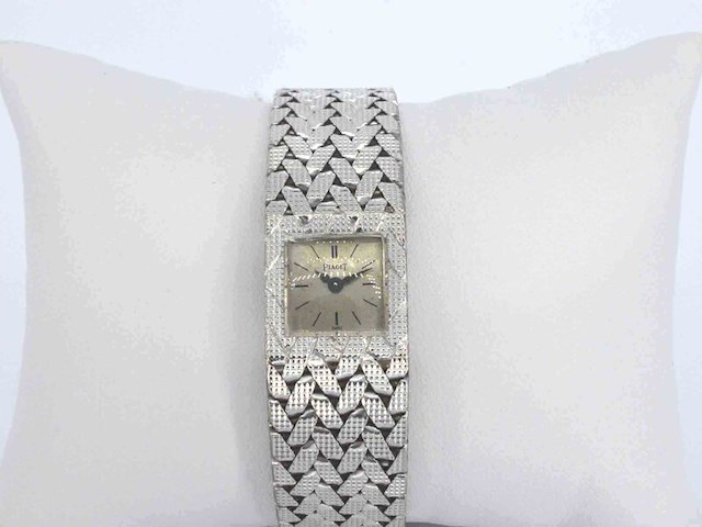 Piaget - piaget vintage horloge van 18 karaats goud - afbeelding 5 van  8