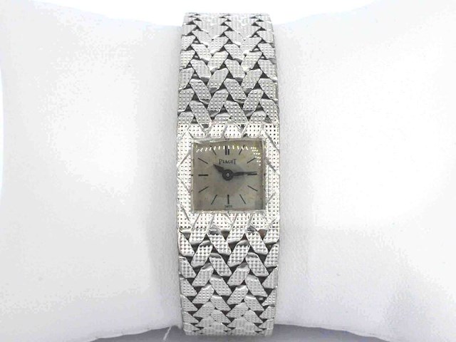 Piaget - piaget vintage horloge van 18 karaats goud - afbeelding 7 van  8