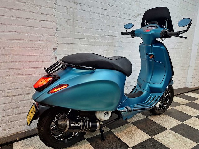 Piaggio vespa sprint custom 45 km bromscooter 4takt - afbeelding 7 van  7
