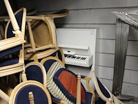 Piano wit, breedte 144 cm. - afbeelding 1 van  2