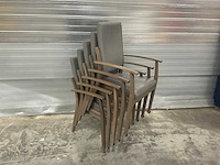 Piaval verrijdbare patiëntstoelen met armleuningen (5x) - afbeelding 4 van  13