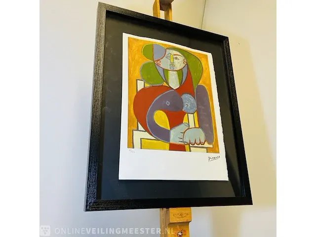 Picasso - lithograaf - in nieuwe lijst - afbeelding 1 van  5