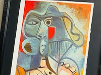 Picasso - lithograaf - ''marie therese'' in nieuwe lijst - afbeelding 2 van  6