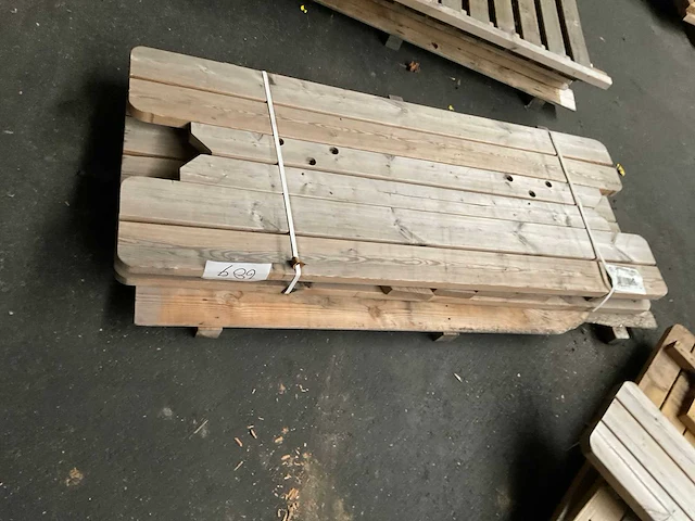 Picknicktafel "easy" opklapbaar 180x70x73 cm - afbeelding 3 van  5