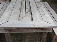 Picknicktafel incl. 2 banken - 177x70x80cm - afbeelding 3 van  6