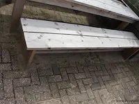 Picknicktafel incl. 2 banken - 263x111x80cm - afbeelding 5 van  7